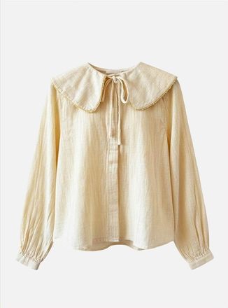 Atelier R&ecirc;ve Womens ALMA BLOUSE - YELLOW - Size: 12