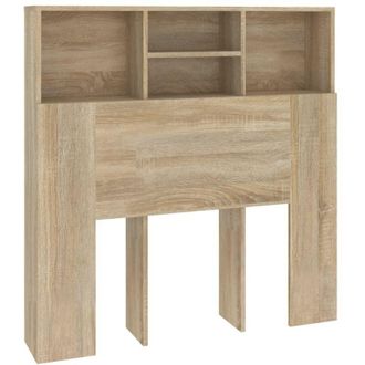 vidaXL Mueble Cabecero Roble Sonoma 100x19x103,5 Cm Vidaxl