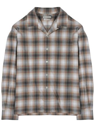 J.W.Anderson Relaxed Fit Long-Sleeve Check Cotton Shirt