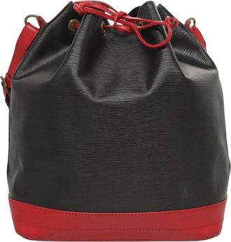 Louis Vuitton Noé Black Leather Shoulder Bag (Pre-Owned)