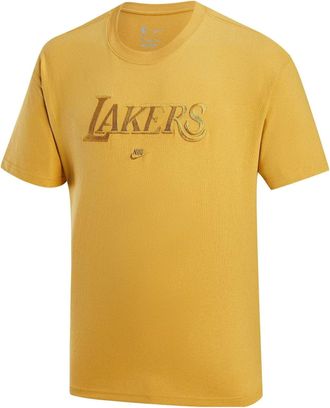 Nike LA Lakers T-Shirt Yellow FJ0572-725