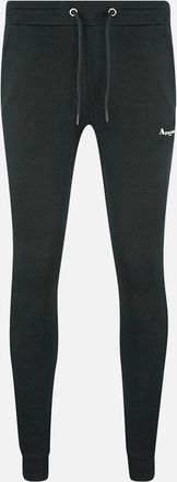 Aquascutum Mens Aquascutum Logo Black Sweat Pants - Size: 35/34/32