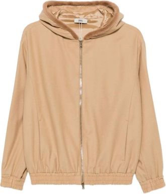 Herno Chaqueta con capucha y cremallera - Jackets - Mujer - Marr&oacute;n - 2XS