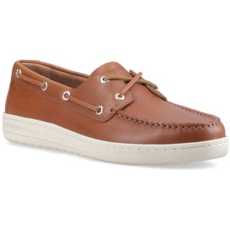 Sperry Top-Sider Strake 2-Oog Boten Leer Heren Open Tan Bootsschoenen