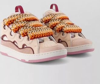Lanvin leather high-top sneakers