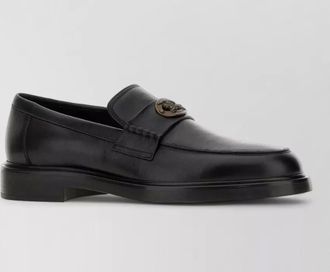 Burberry leather monk shoes
