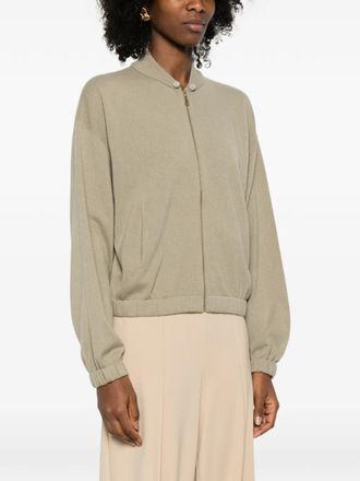 Fabiana Filippi Womens Zip-Fastening Cardigan Aw25 W