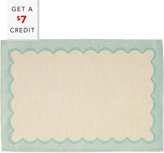 Vietri Vietri Set Of 4 Tavola Scalloped Placemats With $7 Credit