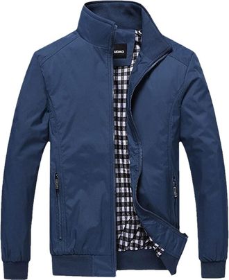 Generic Mens Jackets Men Jacket Solid Color Coats Regular Jacket Coat For Male Plus