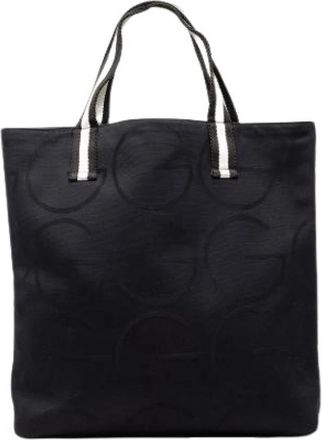 Gucci Pre-owned Canvas gucci-bags - Dames - Vintage Shopper - Zwart - ONE Size - Vintage