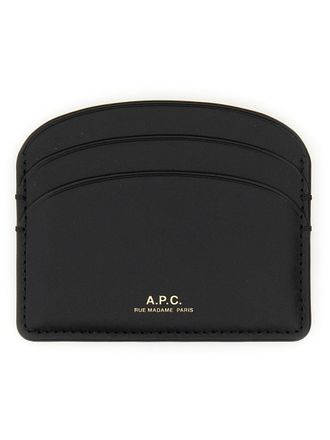 A.P.C. Demi Lune Card Case - Black