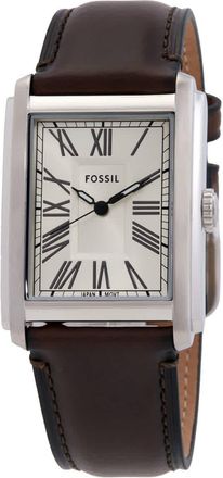 Fossil Carraway Quartz Cream Dial Watch FS6012
