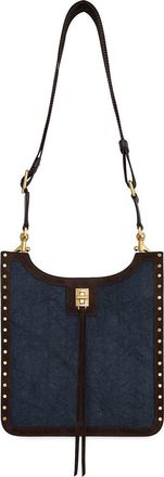 Rebecca Minkoff Medium Darren Feed Crossbody Bag in Denim/Fondant at Nordstrom
