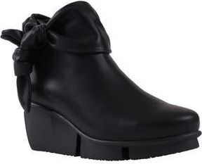 Good Choice Shoes Lavan Wedge Knot Bootie in Black at Nordstrom Rack, Size 8.5