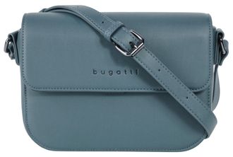 Bugatti Umh&auml;ngetasche BUGATTI ALMATA, Damen, Gr. B/H/T: 22cm x 15cm x 8cm onesize, blau, Kunstfaser, leicht gl&auml;nzend, unifarben, Taschen Umh&auml;ngetasche