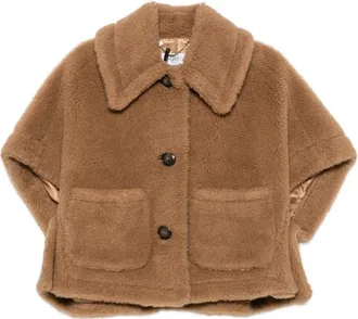 Max Mara Teddy Bear Cape Jacket