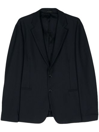 Giorgio Armani Blazer met enkele rij knopen - Blauw