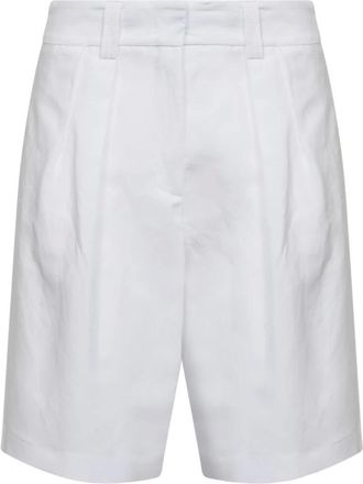 Blanca Vita Casual Shorts, female, White, Size: 2XS Belsik Bermuda Shorts
