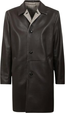 Kiton Hombre, Abrigos, Marr&oacute;n, Talla: L