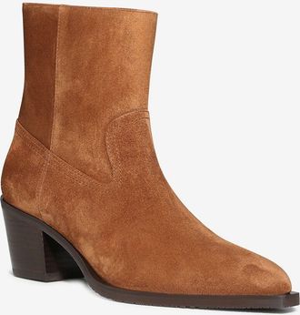 Stuart Weitzman Western-Stiefeletten aus Wildleder Tate 65