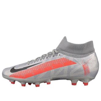 Nike Mercurial Superfly 7 Elite AG Artificial Grass Grey Orange AT7893-906