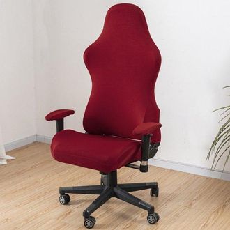 OEM Funda Para Silla Gaming, Funda El&aacute;stica Para Silla Gaming, Funda Universal Para Silla De Oficina, Lavable, Salas De Estar, Color Rojo Burdeos