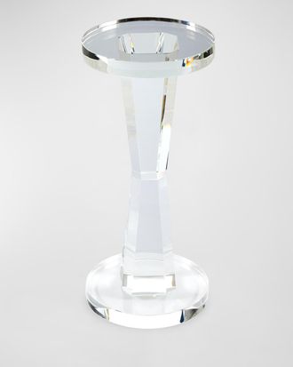 John-Richard Duchess Cylinder Crystal Side Table