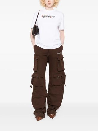 Off-white Bookish Flowers Regular Tee White Blac