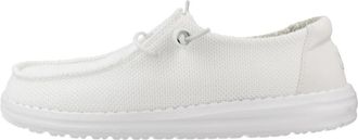 Hey Dude Wendy Stretch Mesh - Dames - Veterschoenen - Wit - 41 EU - Schoenen