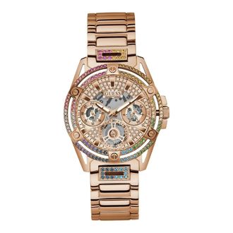 Guess Multifunctioneel horloge - Dames - Accessoires - Roze - Maat: ONE Size