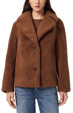 AllSaints Eddie Teddy Jacket in Cognac Brown at Nordstrom, Size Small