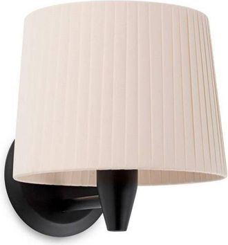 Faro Barcelona Faro samba - Lampada da parete con paralume nero, attacco E27