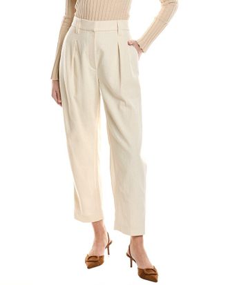 Brunello Cucinelli Pleated Wool-Blend Pant