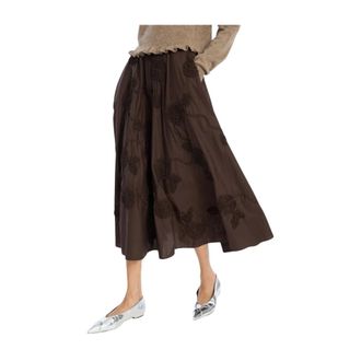 Rotate Rotate Birger Christensen, Dames, Rokken, Bruin, Maat: L Katoen