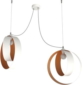 Lumicom Shell L&aacute;mpara De Techo 2 Luces Hoja