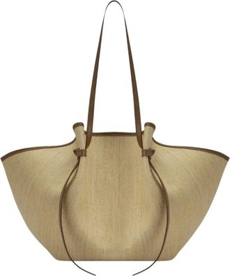 Yuzefi Large Mochi Tote - Dames - Shoppers - Beige - ONE Size - Katoen - Tassen