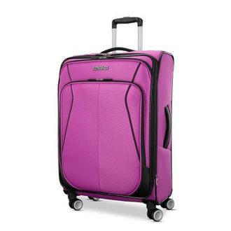 American Tourister 4 KIX 3.0 Softside 24 Checked Spinner in Hyper Violet at Nordstrom