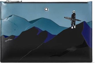 Montblanc Meisterstuck Scenic Pouch With Snowboarder