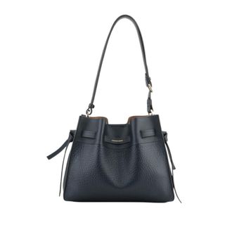 Pourchet Tassen, Dames, Blauw, ONE Size, Leer, Blossom Schoudertas