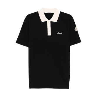 Moncler Embroidered-logo Polo Shirt