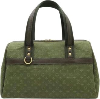 Louis Vuitton Pre-owned Handbags, female, Green, Size: ONE SIZE Pre-owned Shoulder Tote