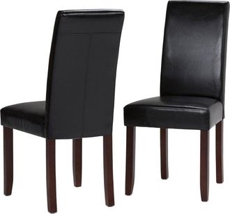 Simpli Home Set Of 2 Acadian Parson Dining Chairs