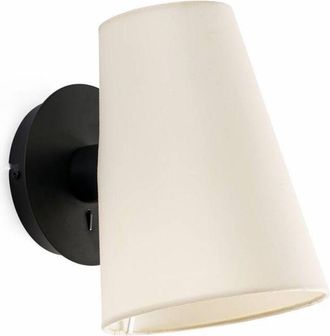 Faro Barcelona Faro Barcelona - lupe Lampada Da Parete nero/beige