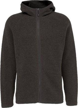 Stoic MerinoPile RissnaSoftSt. Zip Hoody Merinohoodie f&uuml;r Herren | schwarz
