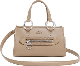 Lacoste Celys Small Shoulder Bag - Dames - Handtassen - Beige - ONE Size - Tassen