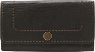 Louis Vuitton Pre-owned Utah Leder Sleutelkoker - Dames - Vintage Accessoires - Bruin - ONE Size - Leer - Vintage