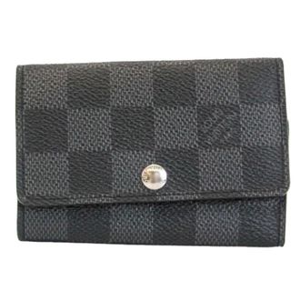Louis Vuitton Pre-owned Accessories, female, Gray, Size: ONE SIZE Pre-owned Canvas key-holders