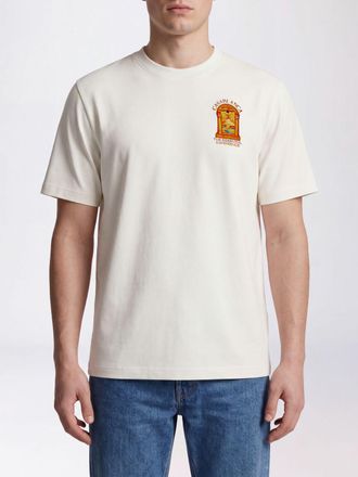 Casablanca Graphic Print Organic Cotton Crew-Neck T-Shirt
