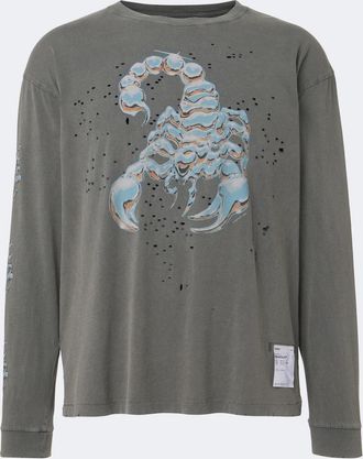 SATISFY MothTech printed cotton jersey T-Shirt