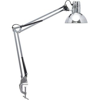 Maul lampada da tavolo MAULstudy Lampada da scrivania orientabile con braccio articolato e base a morsetto Elegante lampada LED da tavolo in metallo